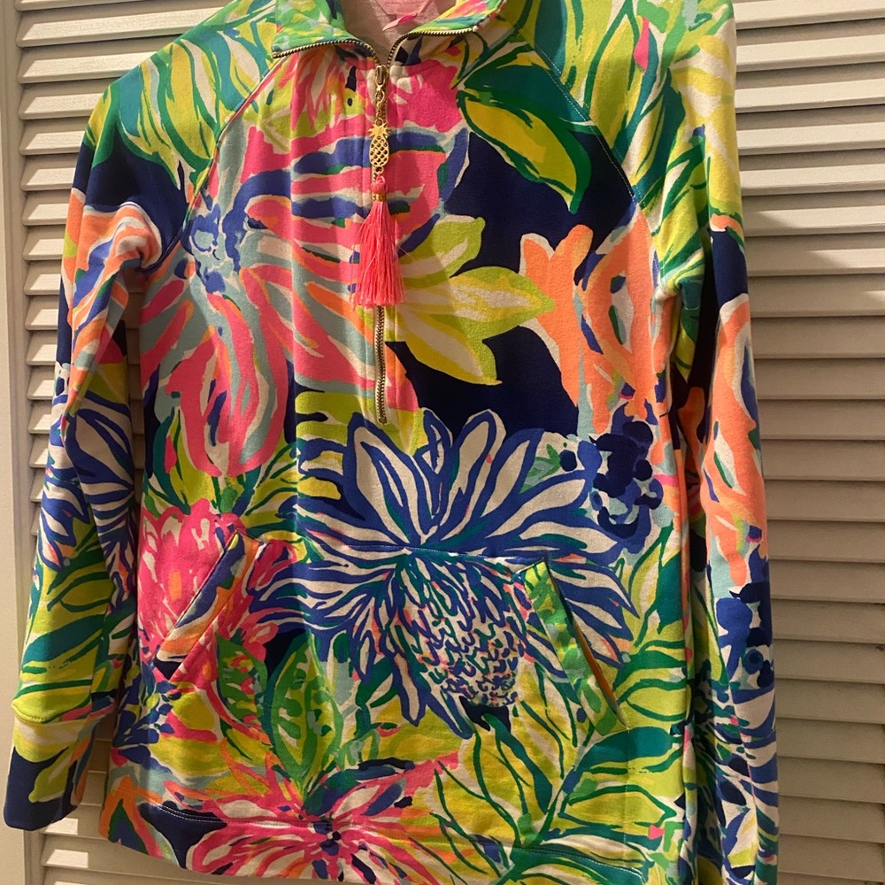 Rare Print ✨Travelers Palm Lilly Pulitzer Popover✨